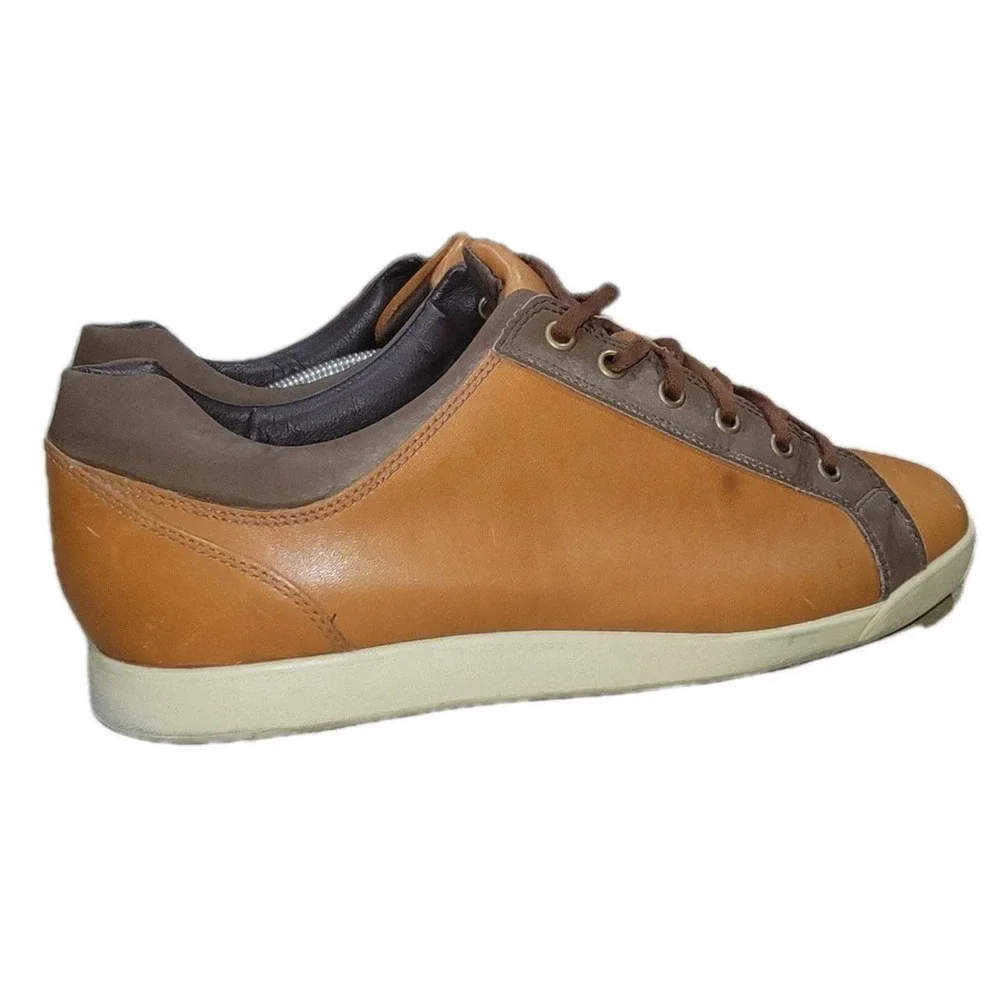 Footjoy FJ Contour Casual Men's Golf Shoes Size 11 Brown Leather Spikeless 54212